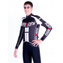 Cycling Jersey Long Sleeves PRO white - NAPOLI