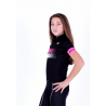 Cycling Kids Jersey Short Sleeves Classic - HERO PINK