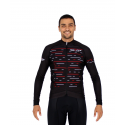 Cycling Jersey Long Sleeves PRO red - OLIVA