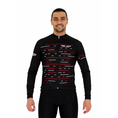 Cycling Jersey Long Sleeves CLASSIC red  - OLIVA