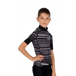 Cycling Jersey Short Sleeves PRO WHITE - GANNON KIDS