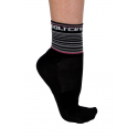 Socks Short Summer GANNON black/pink