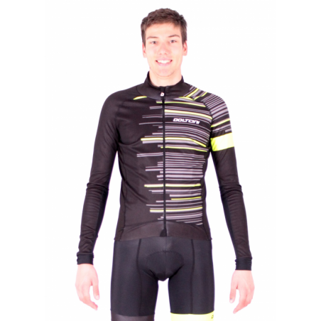 Cycling Jacket Winter PRO FLUO YELLOW - GANNON