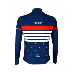 Cycling Jersey Long Sleeves PRO MARINE BLUE - ROULEUR