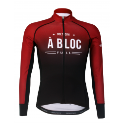 Cycling Jersey long sleeves PRO Bordeaux - A BLOC