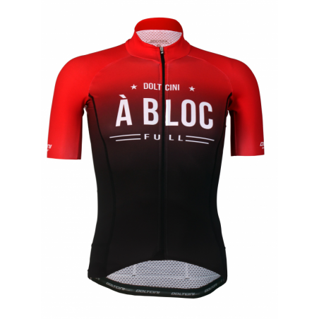 Cycling Jersey Short sleeves PRO Red - A BLOC - KIDS