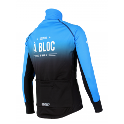 Cycling Jacket Winter PRO BLACK/BLUE - A BLOC