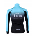 Cycling Jacket Winter PRO BLACK/TURQUOISE - A BLOC LADY