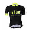 Cycling Jersey Short sleeves PRO fluo yellow - A BLOC
