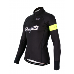 Cycling Jersey Long sleeves PRO Fluo yellow - GRUPETTO
