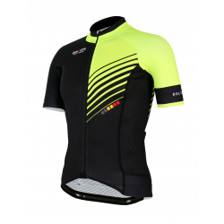 Cycling Jersey Short sleeves PRO Fluo yellow - FORZA