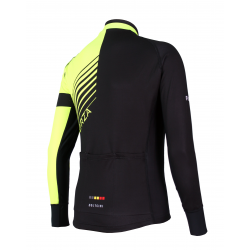 Cyclisme à Maillot manches longues PRO Fluo yellow - FORZA