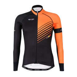 Cycling Jersey Long sleeves PRO Orange - FORZA