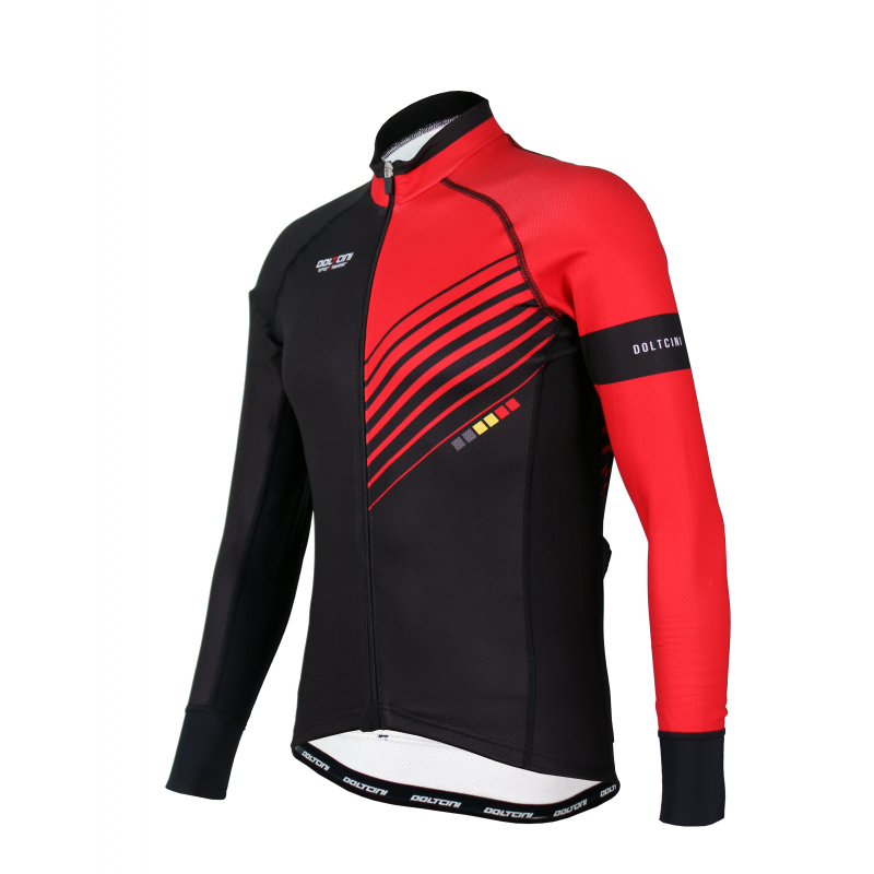 Cycling Jersey Long sleeves PRO Red - FORZA