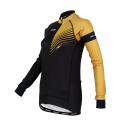 Cycling Jersey Long Sleeves PRO Gold - FORZA lady