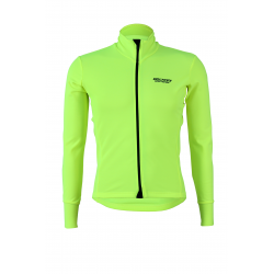 Cycling jersey long  fluo water repellent