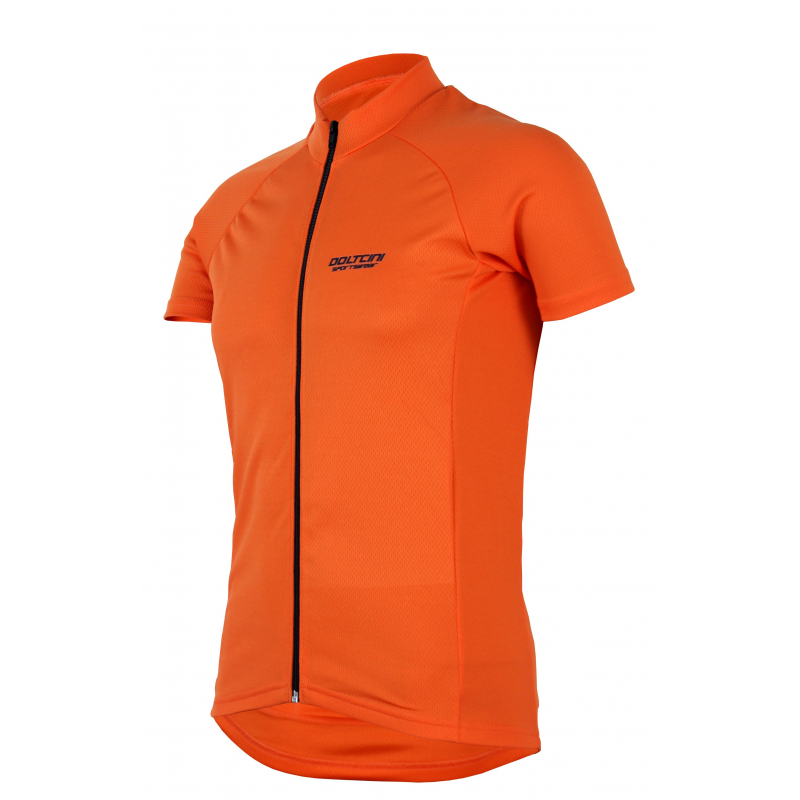 Cycling Jersey Short Sleeves Uni Orange