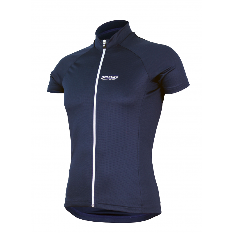 Cycling Jersey Short Sleeves Uni Dark Blue