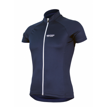 Cycling Jersey Short Sleeves Uni Dark Blue